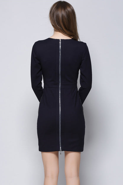 Simpl Cutting Knit Slim Dress