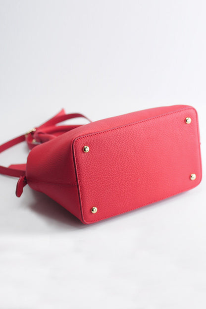 'Mini Emile' Leather Crossbody Satchel Bag