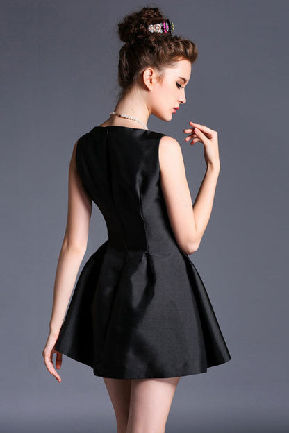 Women's Vogue Grace Black Party Sundress - NJOYDRESS - 3