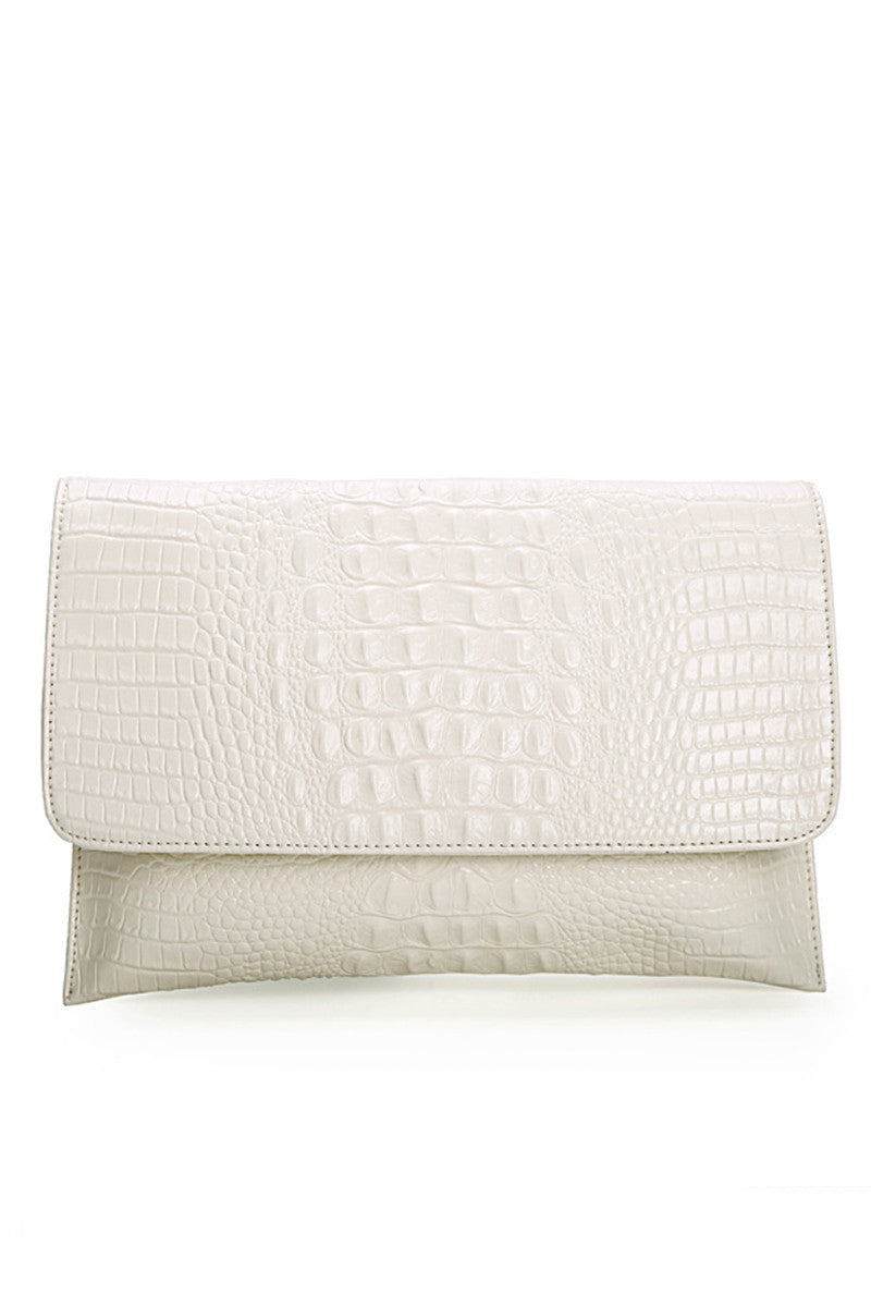 Classical Solid Patent Leather Clutch