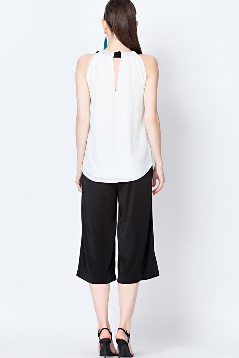 [30% OFF TILL 8 APR] Casual Round Neck Chiffon Loose Top