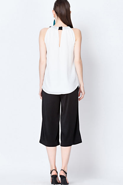 [30% OFF TILL 8 APR] Casual Round Neck Chiffon Loose Top