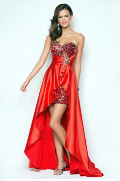 Colorful Acrylic Tube Dress With Expansion Bottom Dress