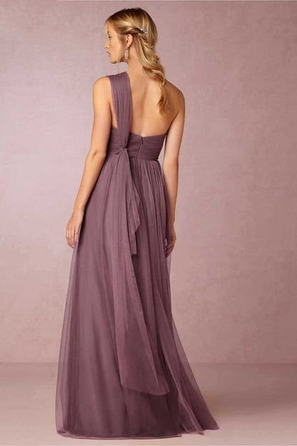 Classical Vienna One Shoulder Dress