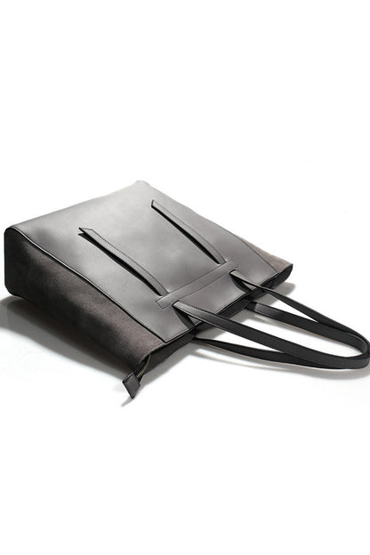 Classical Sude Side Tote Bag
