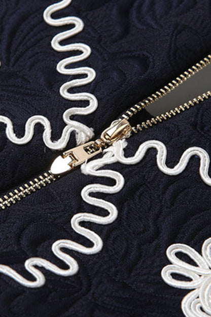 Little Embossed Sundress With Embroidered