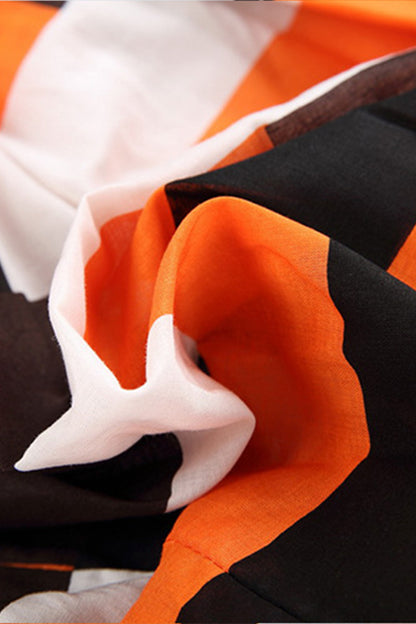 [30% OFF TILL 7 APR] Casual Color Block Sleeveless Mini Dress