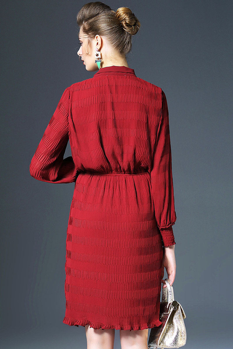 Smoking Sleeve Creep Dress - NJOYDRESS - 3