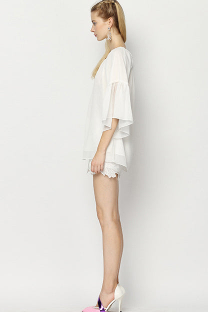 [30% OFF TILL 8 APR] Strapless Backless Chiffon Loose Cocktail Shift Dress
