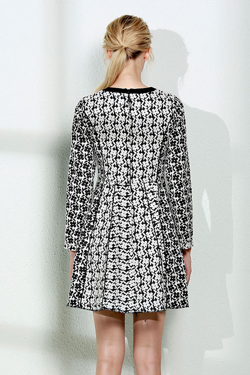Women's Stampa Dress Vintage Printing Casual Fashion Dress - NJOYDRESS - 3