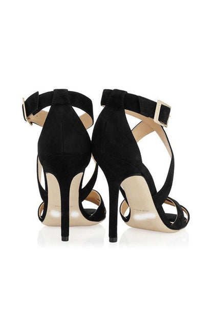 Open Toe Stiletto High Heeled Sandals