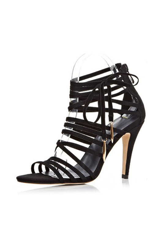 Open Toe Stiletto Pumps