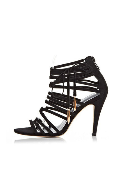 Open Toe Stiletto Pumps