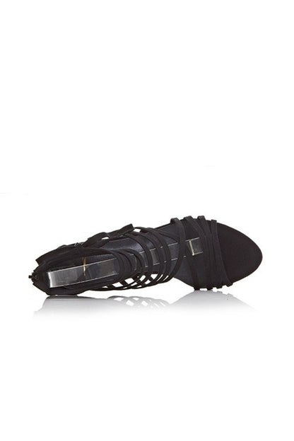 Open Toe Stiletto Pumps