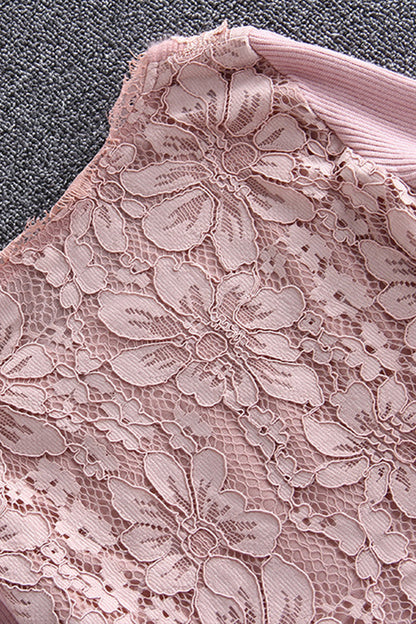 Lace With Fur Cake Dress - NJOYDRESS - 3