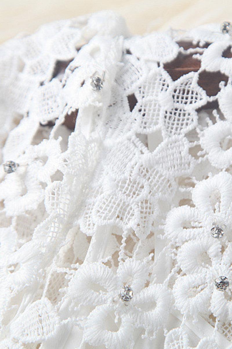 Full Lace With Beaded Little Fit-and-Flare Dress