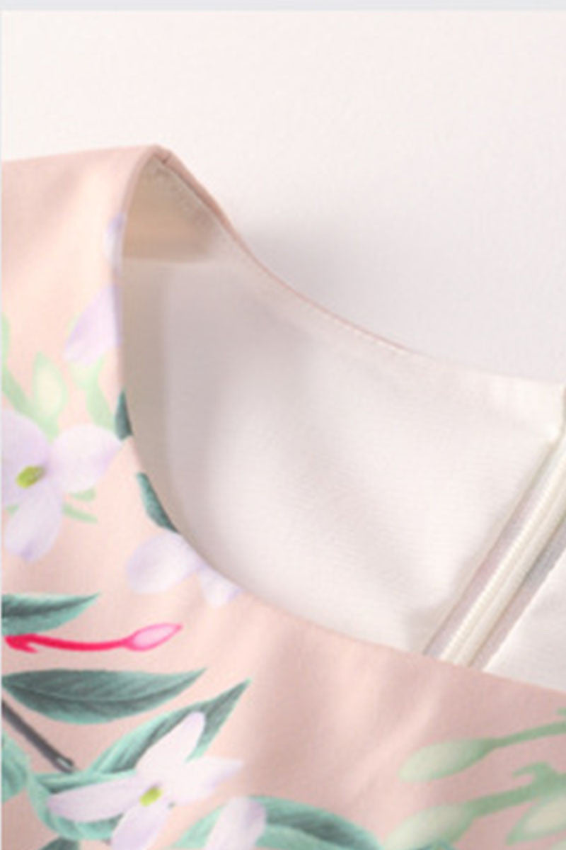 Little Floral Sleeveless Short Dress