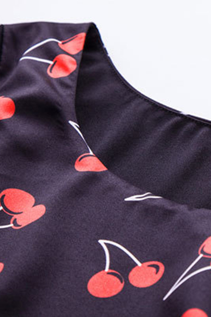 women's casual print and floral boat neck  vocation midi dress