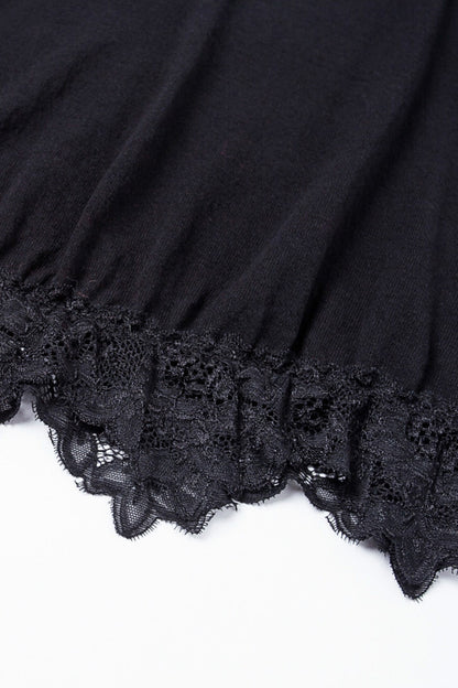 Women's Casual Sexy Lace Shirt Long Sleeve Elegant Shirt