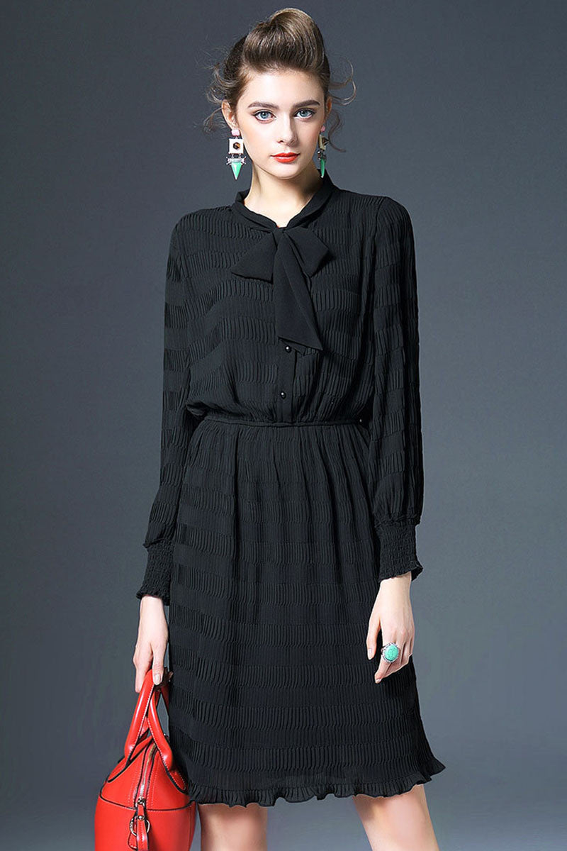 Smoking Sleeve Creep Dress - NJOYDRESS - 4