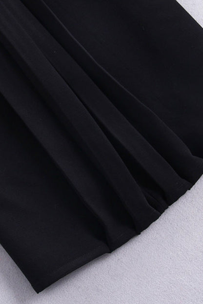 Roll-Up Sleeve Accordion Dress - NJOYDRESS - 4