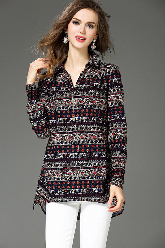 Tribal Style Long Shirts - NJOYDRESS - 1