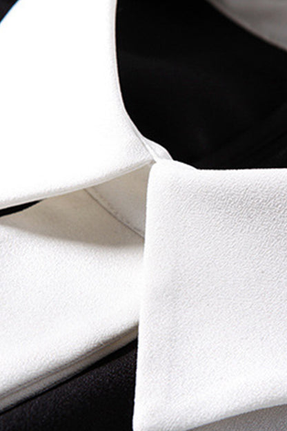 Doll Neck Sleeveless High Low Peplum Dress