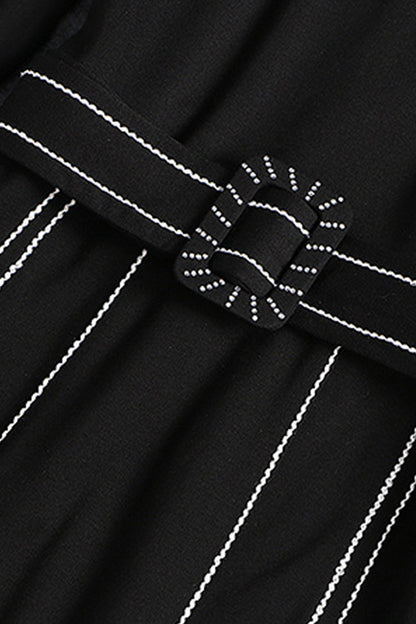 Polka Thick Stitched Ponte Dress