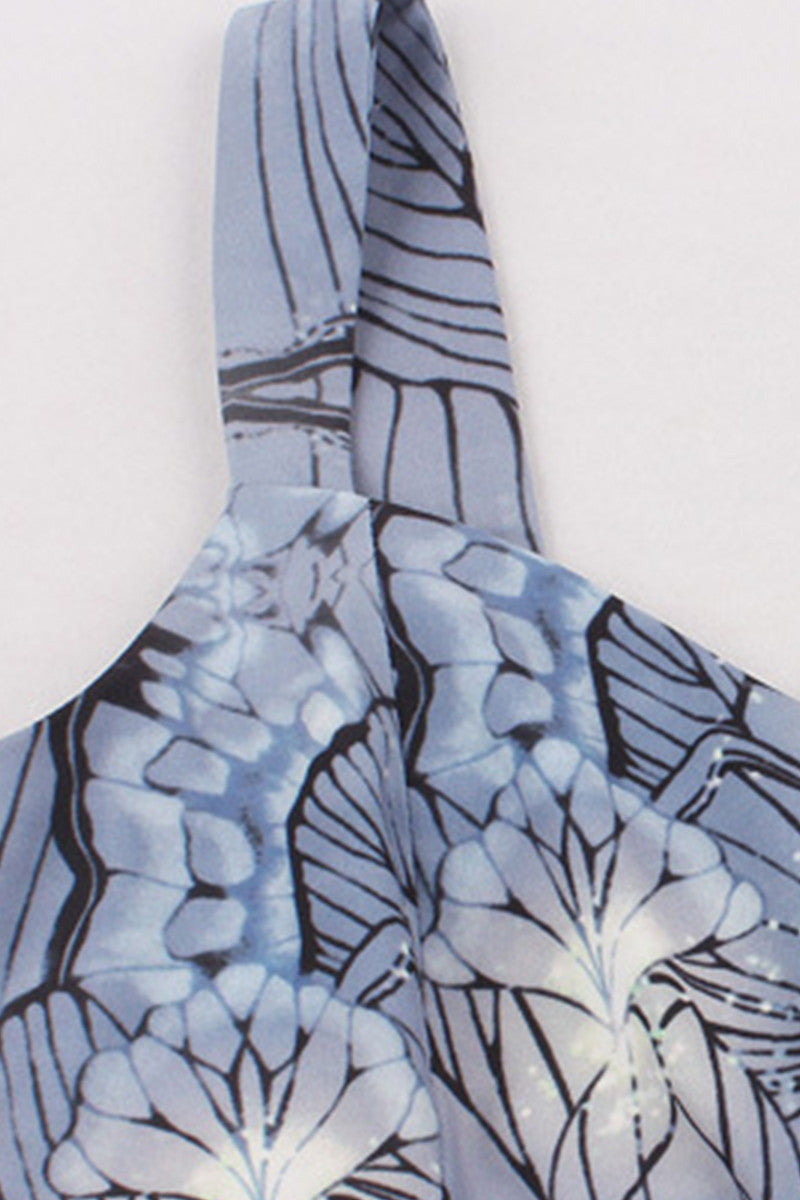 Little Hi-Low Fishtail Lowcut Short Cocktail Dress