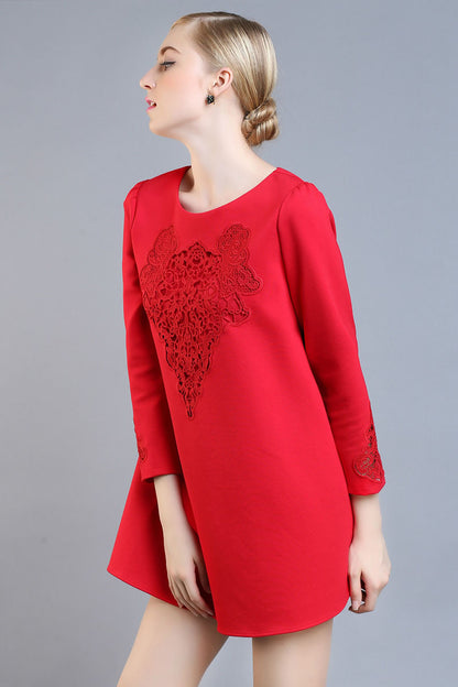 Emboridered Hollow Out Tops