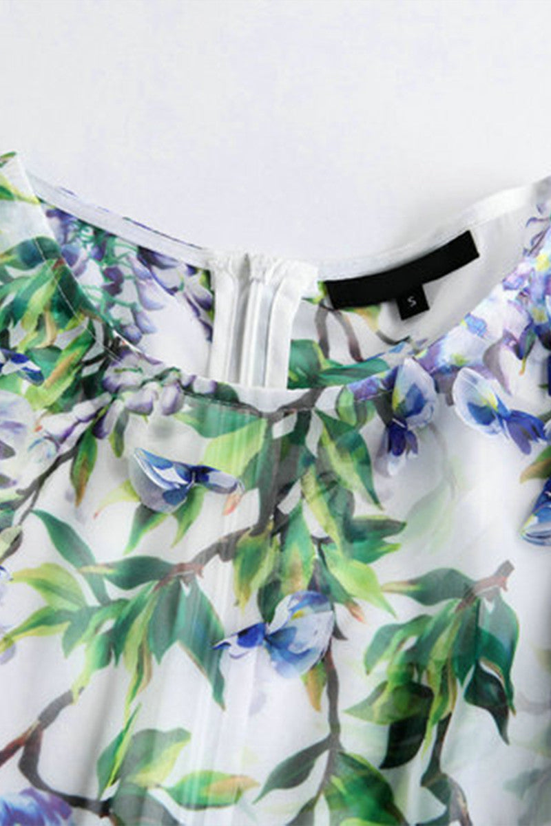 Printing Summer Dresses Slim Sportive Longuette - NJOYDRESS - 4