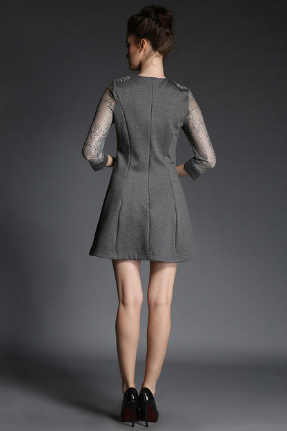 1 Women's Garden Party Dress Party Embroidery Cocktail Dress - NJOYDRESS - 4