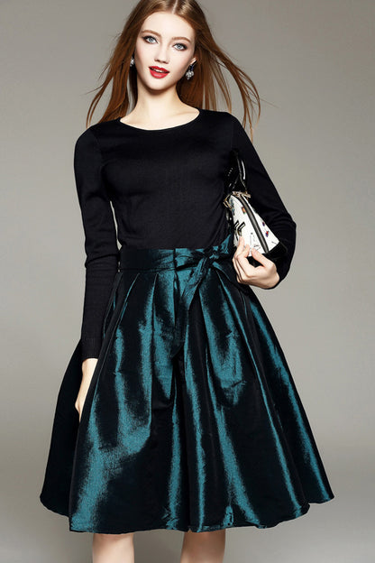 WOMEN'S ELEGANT FIT BRIDESMAID ROUND NECK MADI DRESS