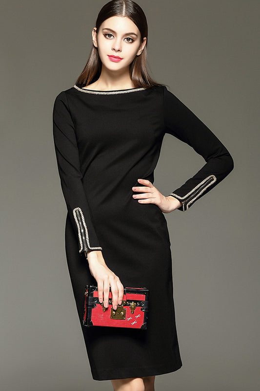 Beaded Pullover Dress