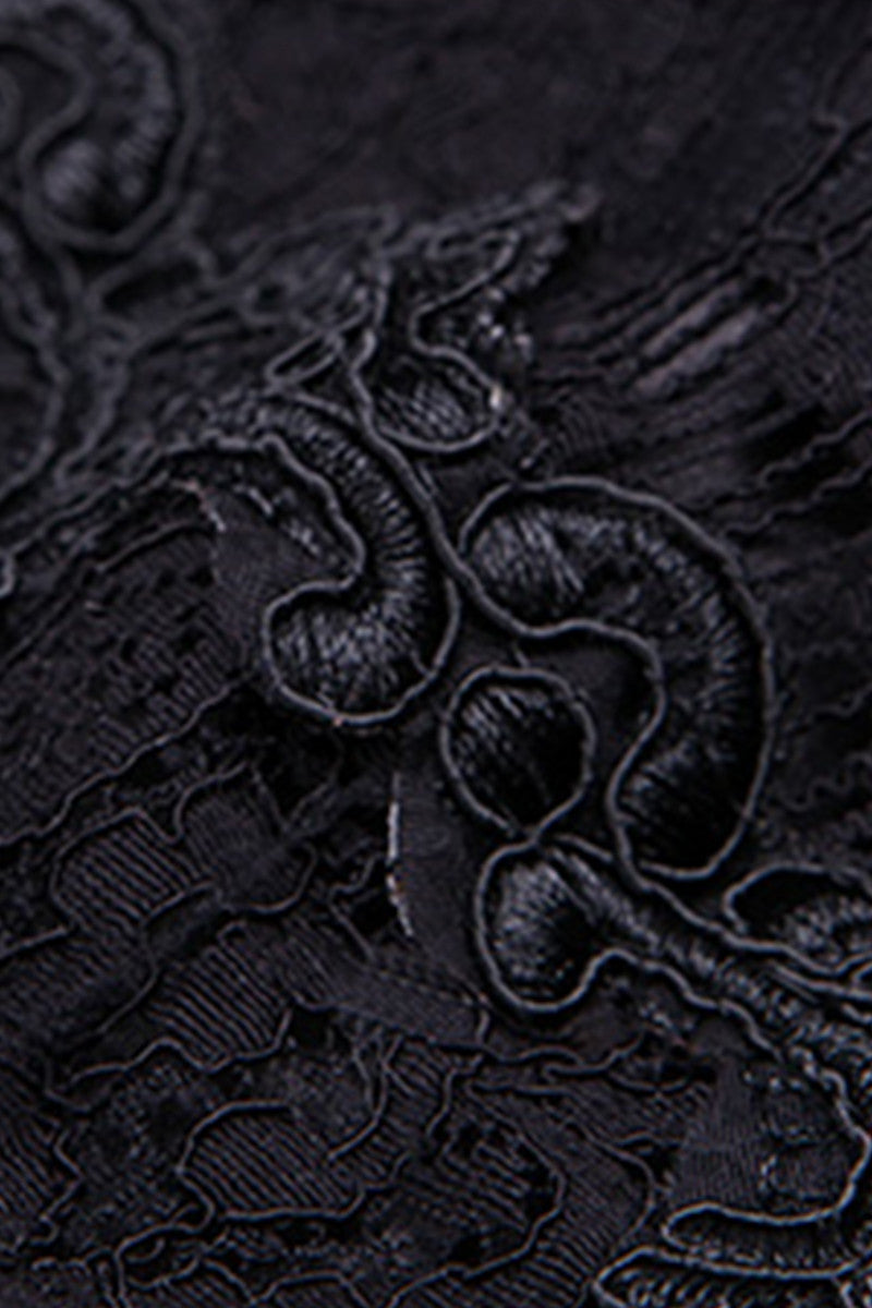 Full BlackDeep V-Neck Fit Top Fishtail Dress