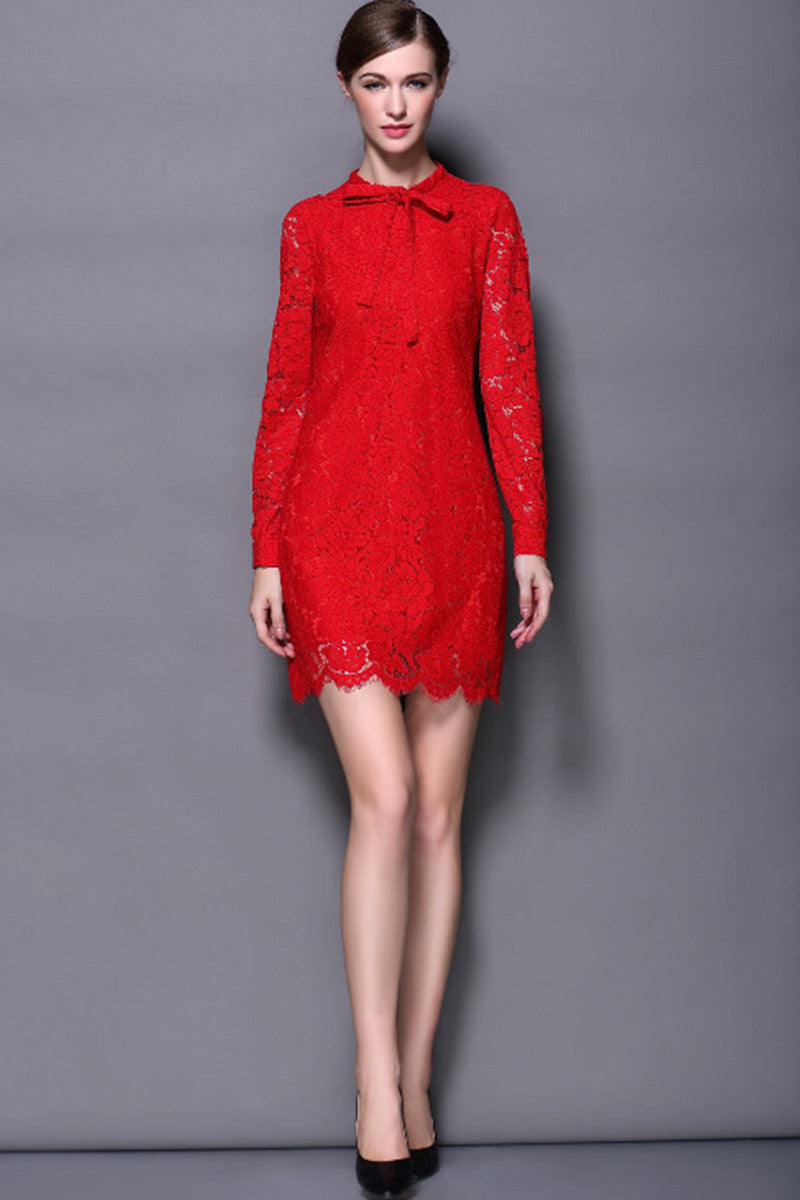 Eyelash Lace Dress