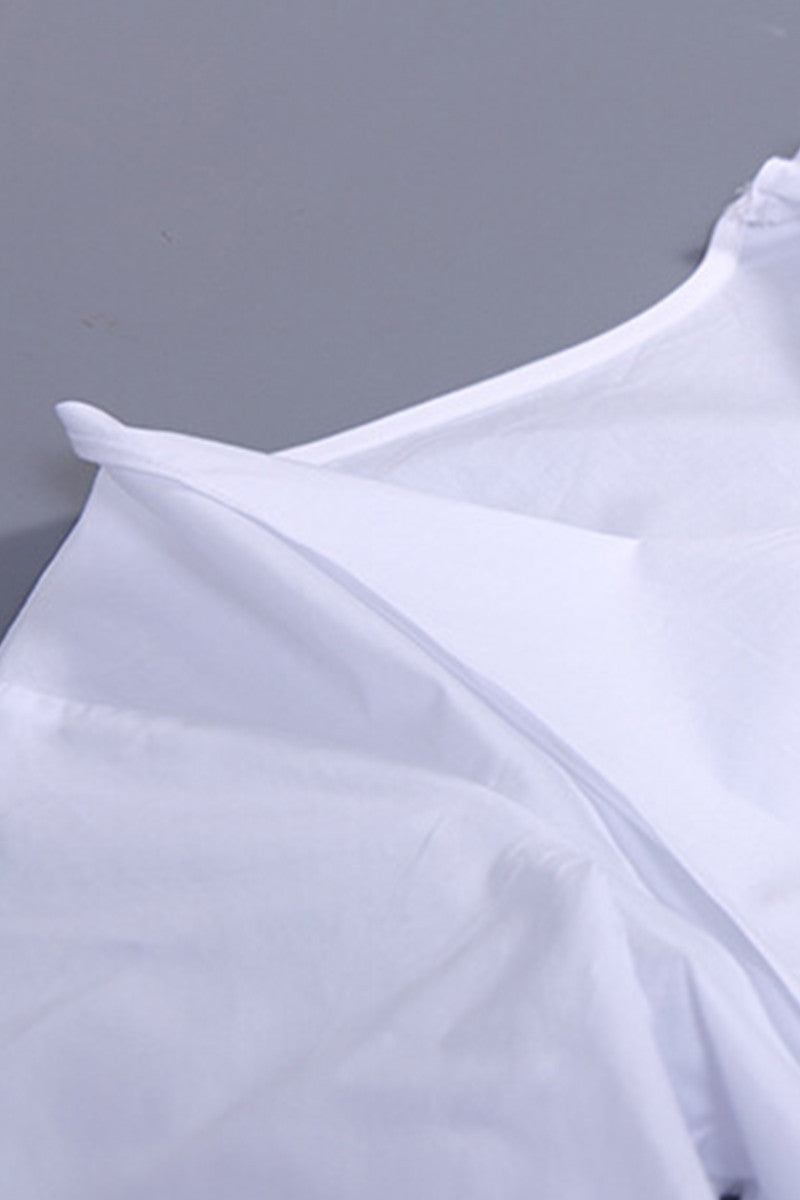 Causl Half V Neck With Bow Basic Tops