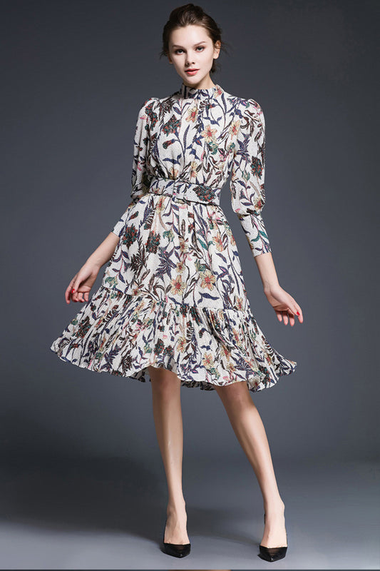 Puff Sleeve  Morocco Dresss - NJOYDRESS - 1