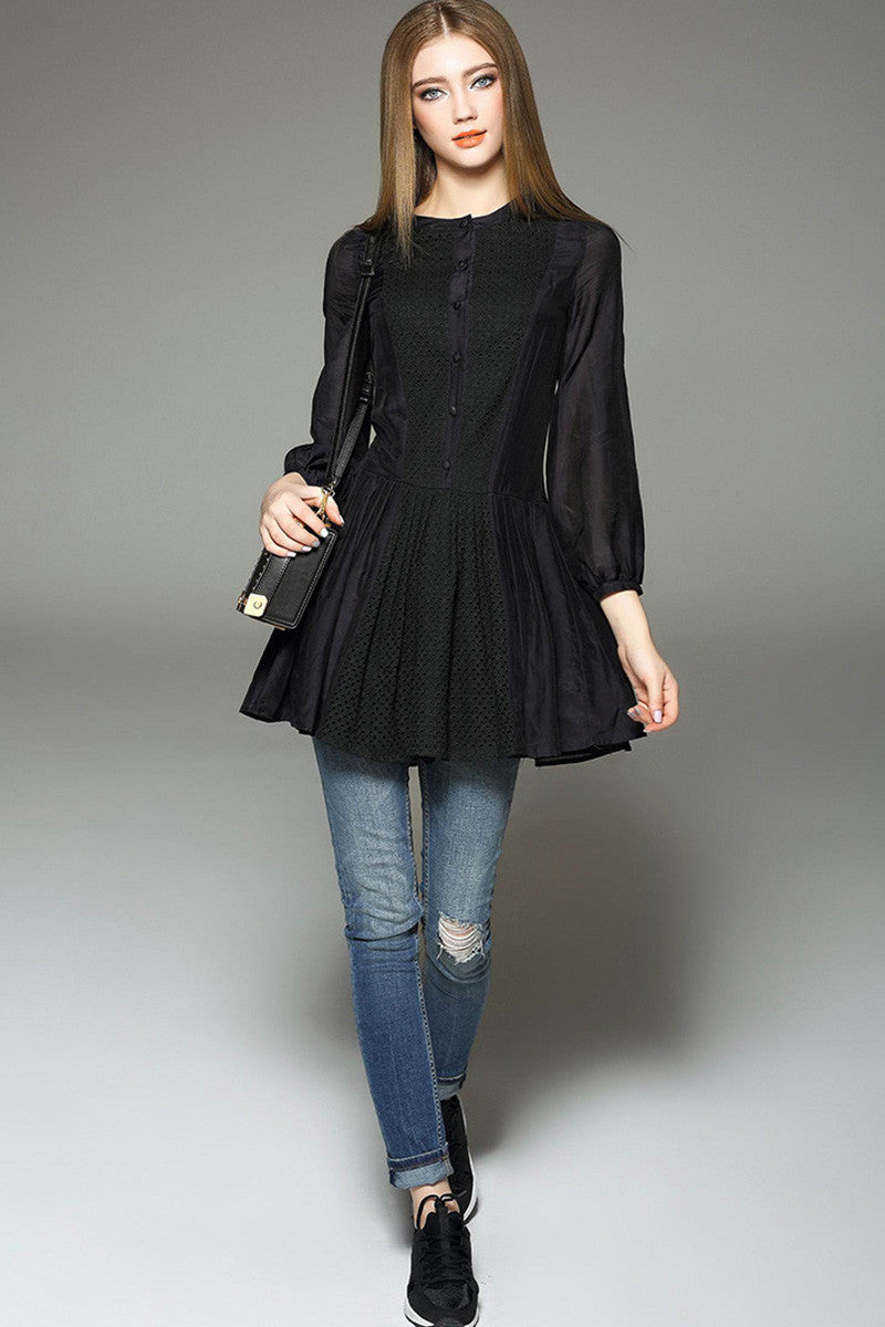 Cotton Peplum Top - NJOYDRESS - 4