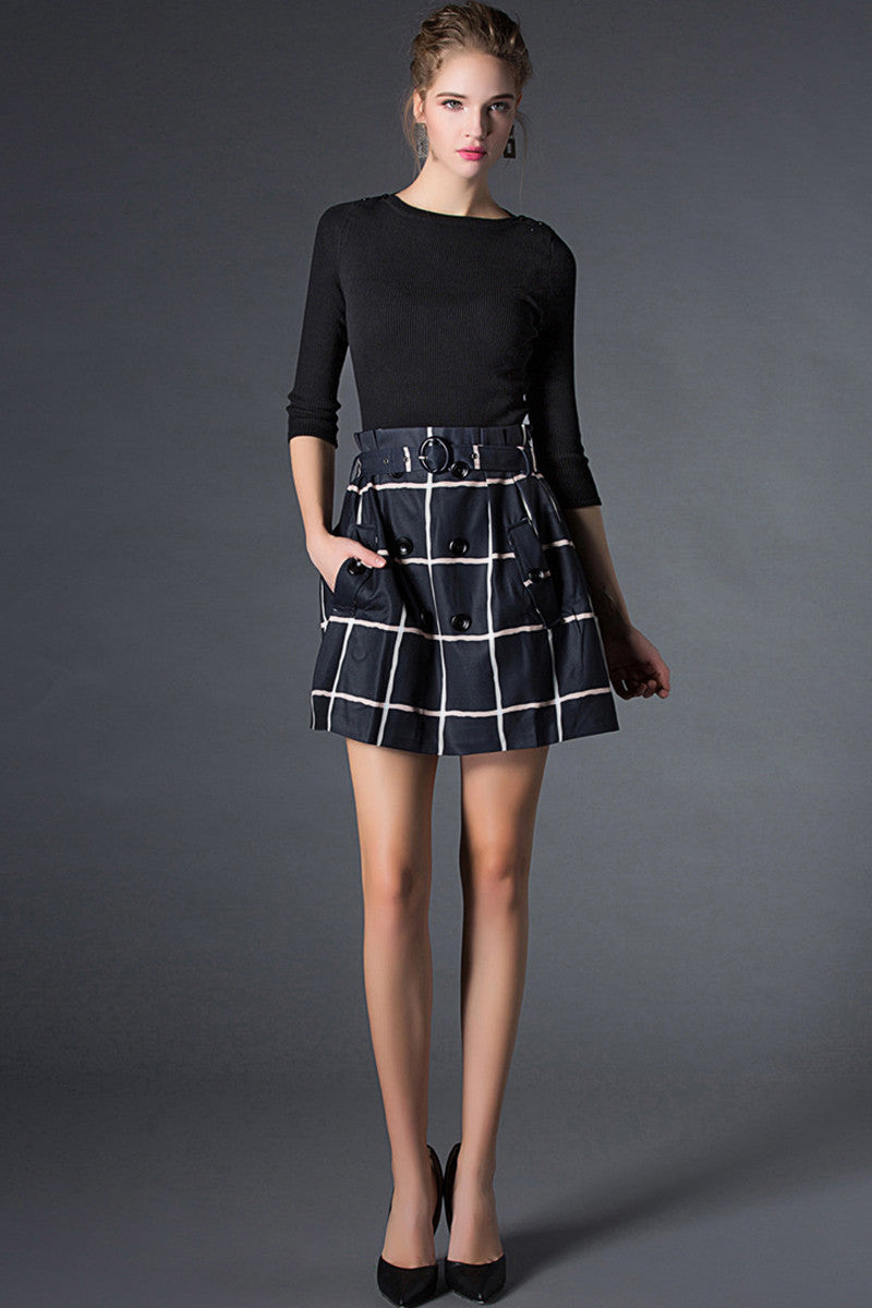 WOMEN'S ROUND NECK HALF SLEEVE CASUAL WEAR TO WORK DRESS