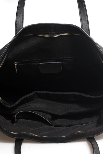 Classical Sude Side Tote Bag