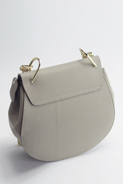 Chain Crossbody Saddle Bag