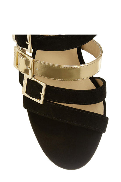 Open Toe Sexy Caged Bucked Shandals