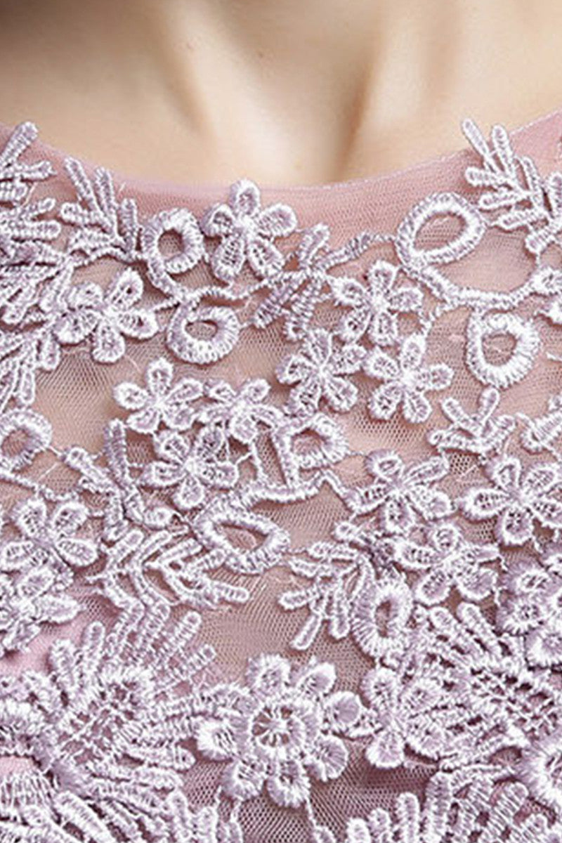 Deep V Neck Floral Lace Empire Waist Backless Bowknot Long Dress