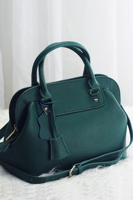 'Mini Emile' Leather Crossbody Satchel Bag