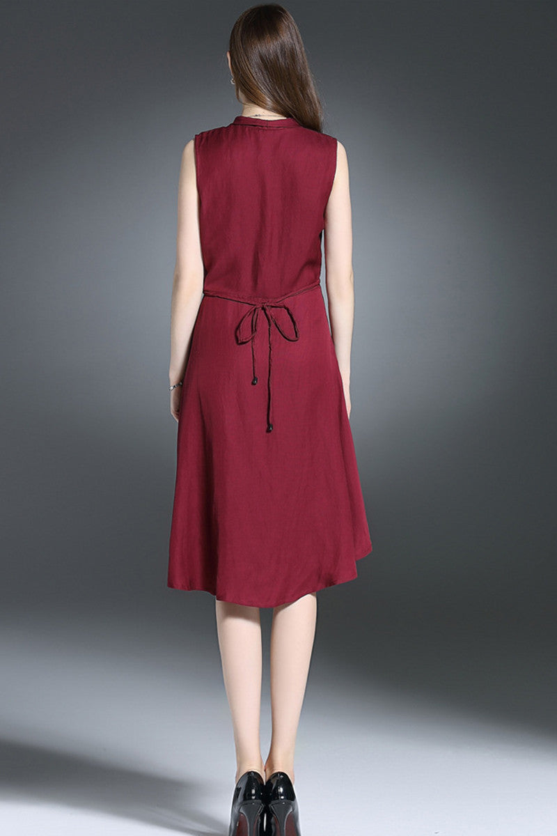 Elegant V Neck Sleeveless Ball Gown