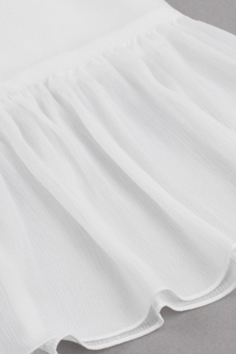 [30% OFF TILL 8 APR] Strapless Backless Chiffon Loose Cocktail Shift Dress