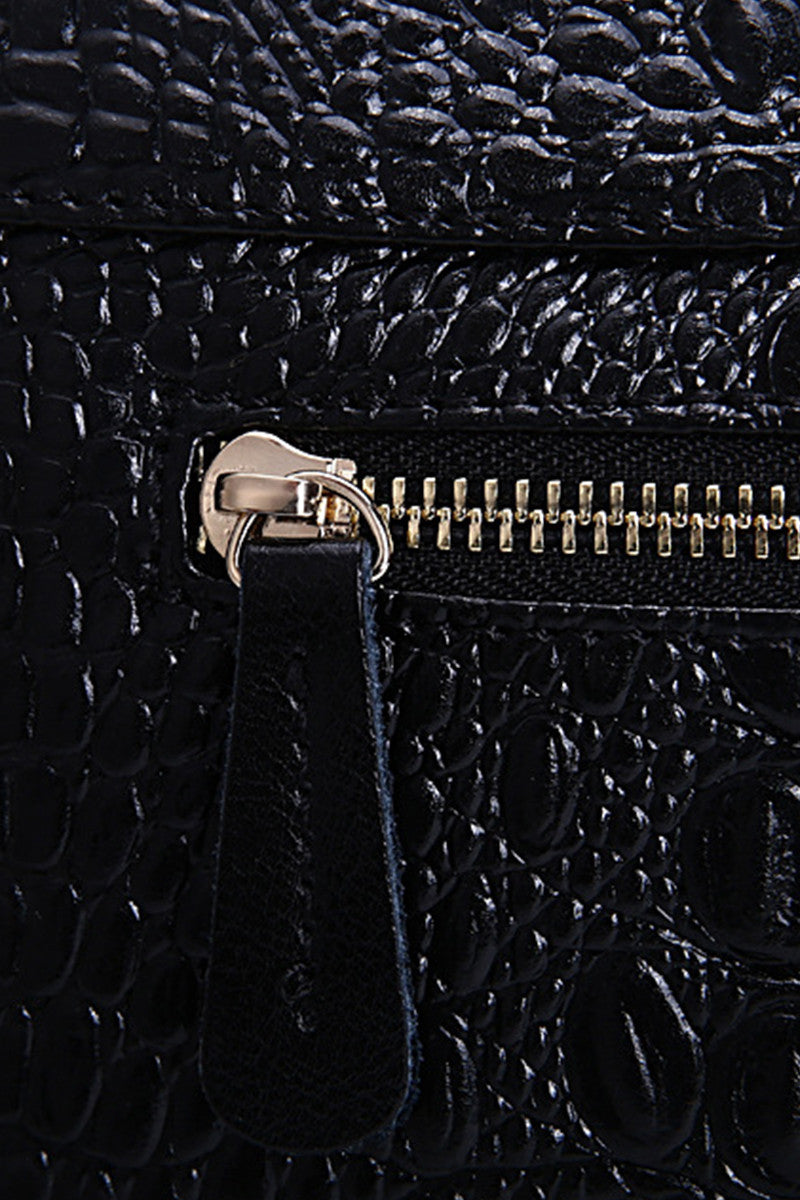 Classical Solid Patent Leather Clutch