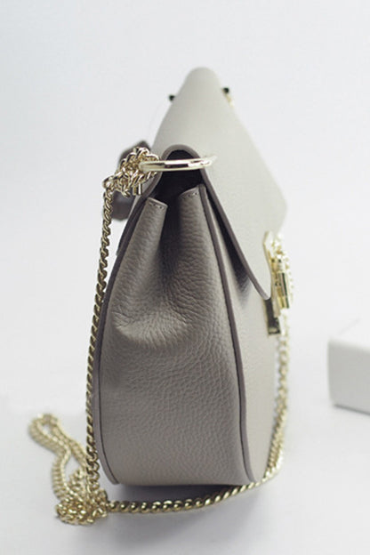 Chain Crossbody Saddle Bag