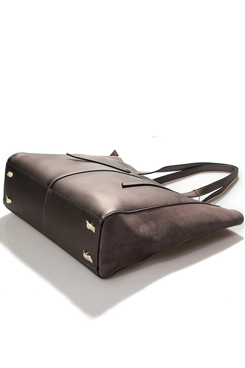 Classical Sude Side Tote Bag